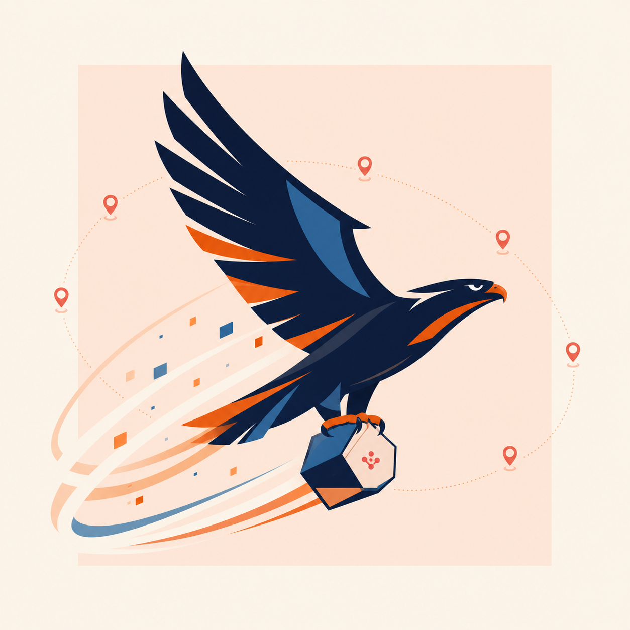 KeenVPN high-speed global connection illustration